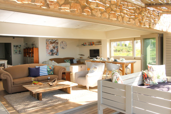 inside beach villa